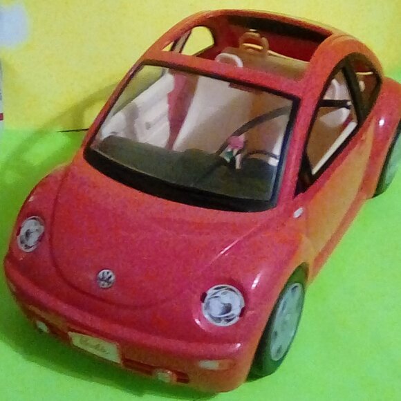 Barbie doll & pink VW  beetle Car Y2K 2000s price firm - Picture 3 of 14